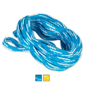 O'Brien 6 Person Tube Rope, Yellow/Aqua