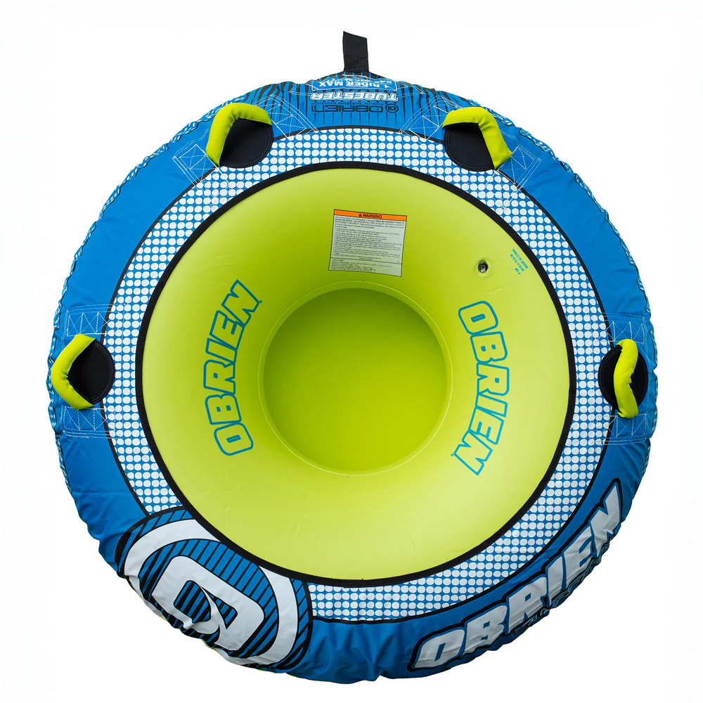 O'Brien Tubester 1 Person Towable Tube, Blue/Yellow view 3