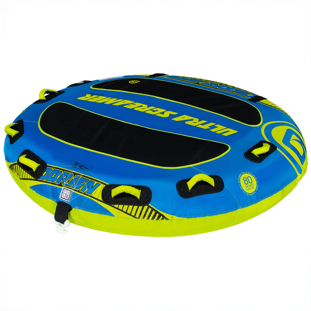 O'Brien Ultra Screamer 3 Person Towable Tube, Red/Blue view 4