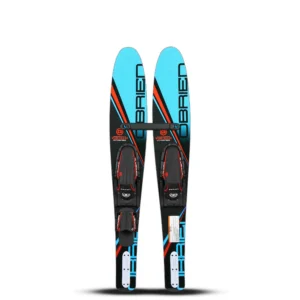 O'Brien Vortex 54" Junior Combo Skis with X7 Bindings, Blue