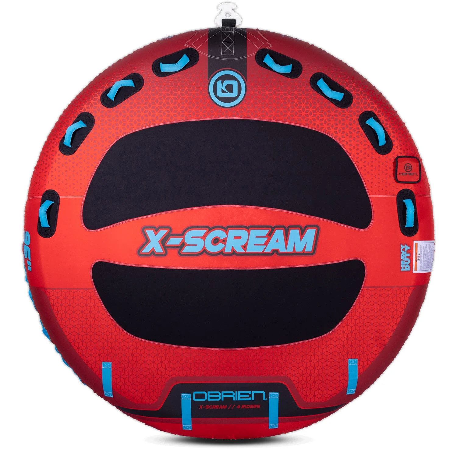 O'Brien X-Scream 4 Person Towable Tube, Red/Blue