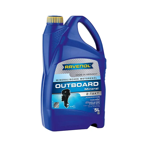Ravenol Outboard TC-W3 Mineral 2 Stroke Oil, 5 Litre